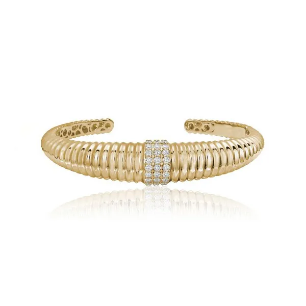Diamond Cuff Bracelet DeScenza Diamonds Boston, MA