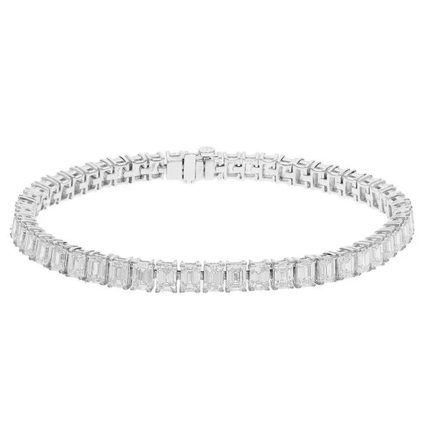 Emerald Cut Diamond Bracelet DeScenza Diamonds Boston, MA
