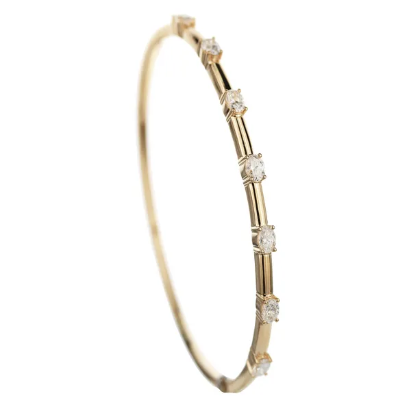 DeScenza Collection Diamond Bangle Bracelet DeScenza Diamonds Boston, MA