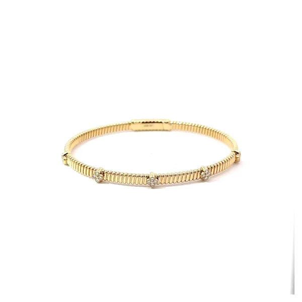 DeScenza Collection Diamond Bangle Bracelet DeScenza Diamonds Boston, MA