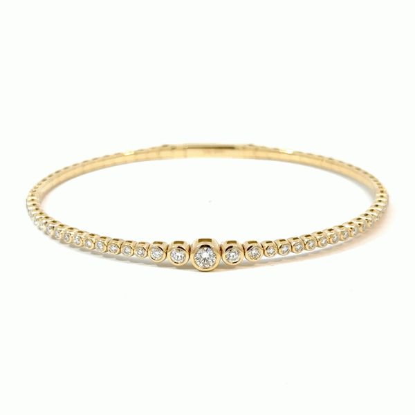 DeScenza Collection Diamond Bangle Bracelet DeScenza Diamonds Boston, MA