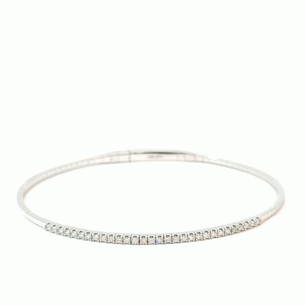 DeScenza Collection Diamond Bangle Bracelet DeScenza Diamonds Boston, MA