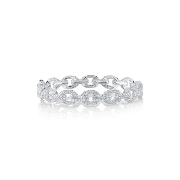 Shy Creation Diamond Bangle Bracelet DeScenza Diamonds Boston, MA