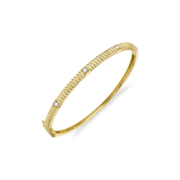 Shy Creation Diamond Bangle Image 2 DeScenza Diamonds Boston, MA