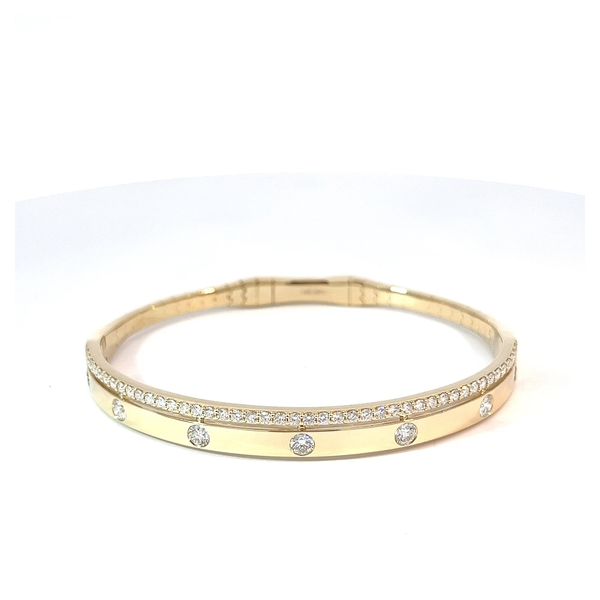 DeScenza Collection Diamond Bangle Bracelet DeScenza Diamonds Boston, MA