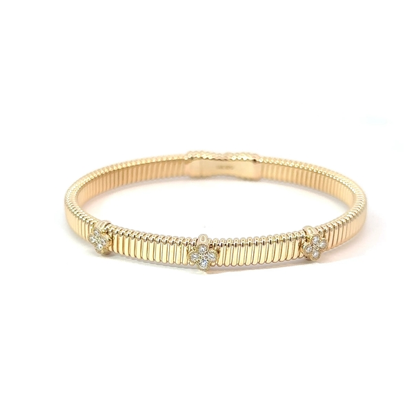 DeScenza Collection Diamond Bangle Bracelet DeScenza Diamonds Boston, MA