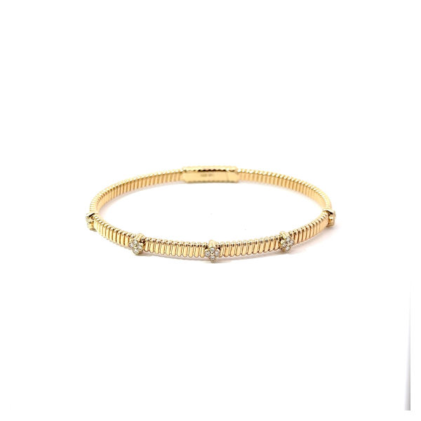 DeScenza Collection Diamond Bangle Bracelet DeScenza Diamonds Boston, MA