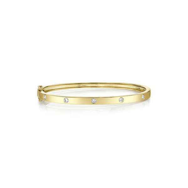 Shy Creation Diamond Bangle Bracelet DeScenza Diamonds Boston, MA