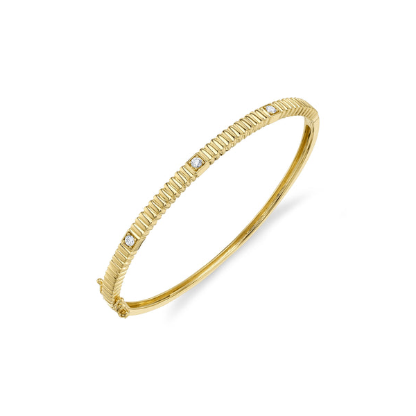 Shy Creation Diamond Bangle Image 2 DeScenza Diamonds Boston, MA