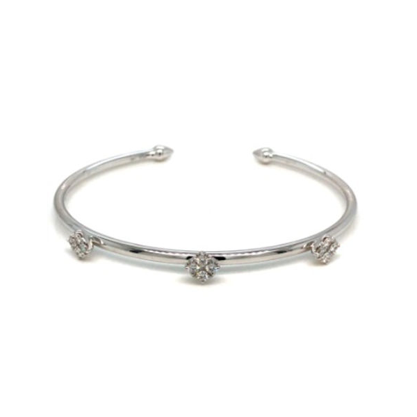 DeScenza Collection Diamond Cuff Bracelet DeScenza Diamonds Boston, MA