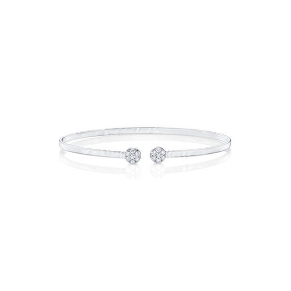 Shy Creation Diamond Bangle Bracelet DeScenza Diamonds Boston, MA