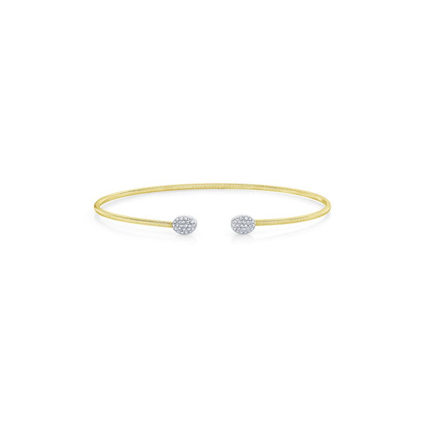 Shy Creation Diamond Bangle Bracelet DeScenza Diamonds Boston, MA