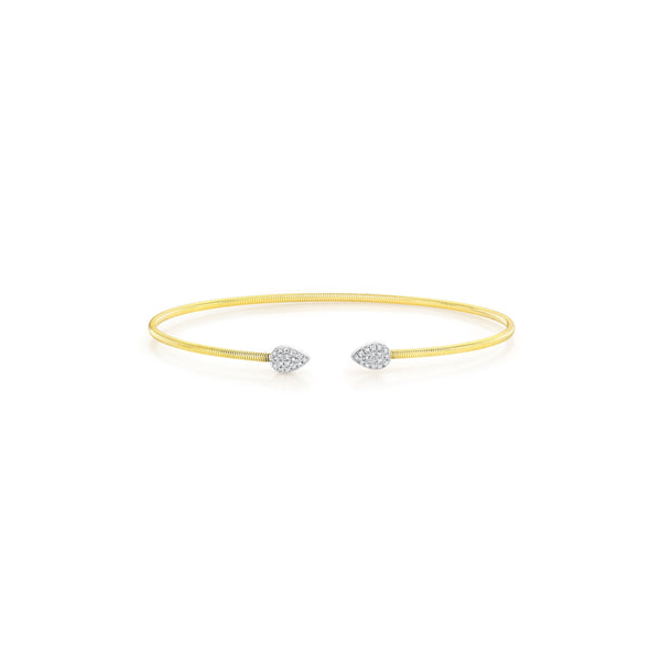 Shy Creation Diamond Bangle Bracelet DeScenza Diamonds Boston, MA
