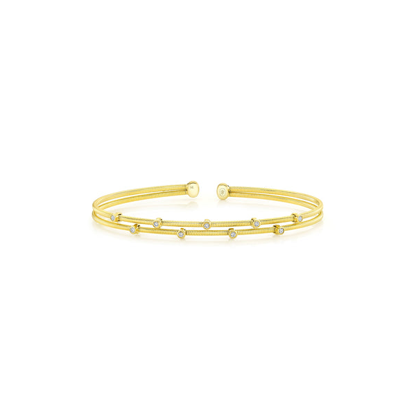 Shy Creation Diamond Bangle Bracelet DeScenza Diamonds Boston, MA