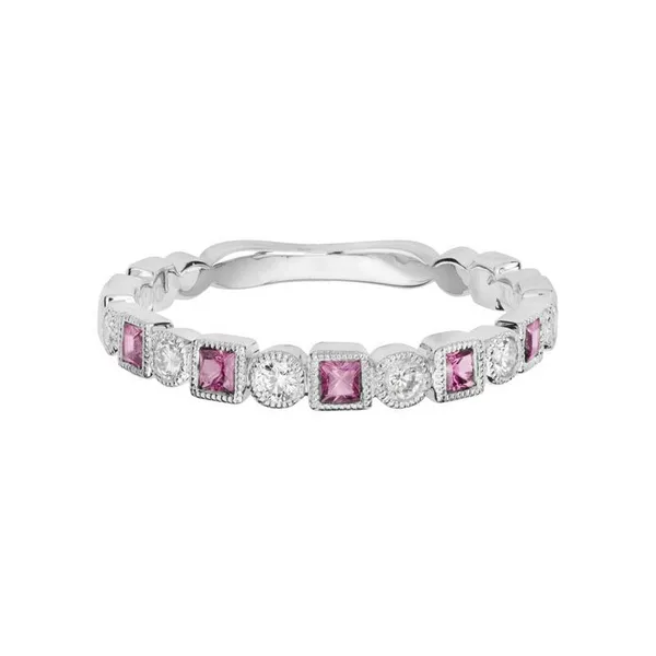 Pink Tourmaline Ring DeScenza Diamonds Boston, MA