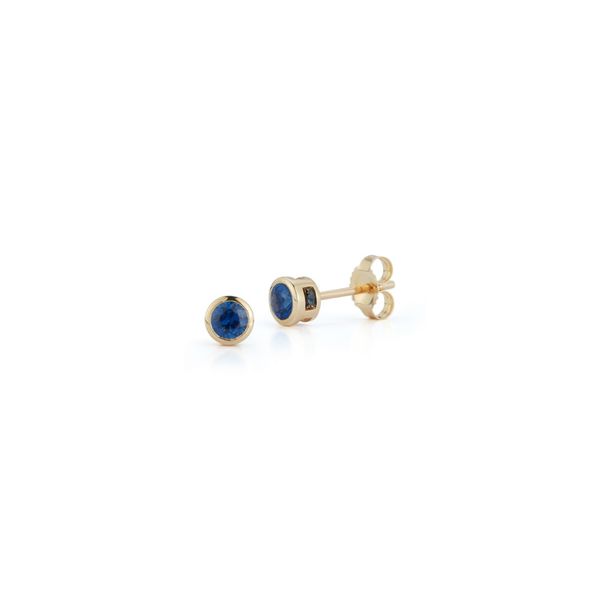 Sofer Sapphire Stud Earrings DeScenza Diamonds Boston, MA