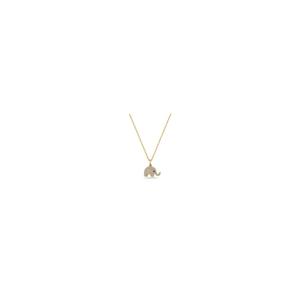 DeScenza Collection Diamond Elephant Necklace DeScenza Diamonds Boston, MA