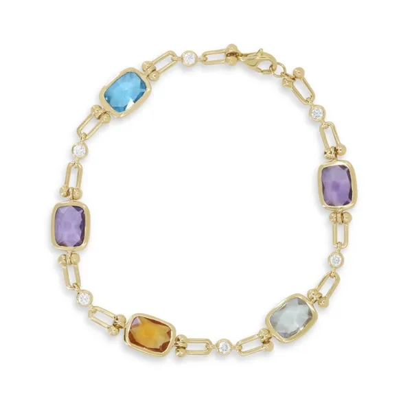 DeScenza Collection Multi-Color Stone Bracelet DeScenza Diamonds Boston, MA