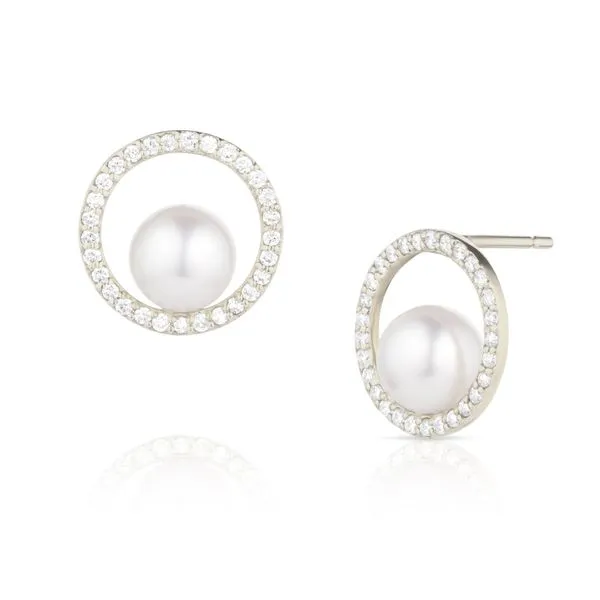 Baggins Pearl and Diamond Earrings similar item image
