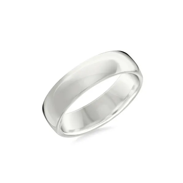 6MM European Comfort Fit Band with Brushed Finish and Low Dome Profile DeScenza Diamonds Boston, MA