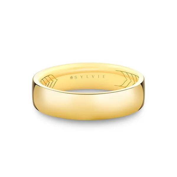Sylvie Mens Wedding Band DeScenza Diamonds Boston, MA