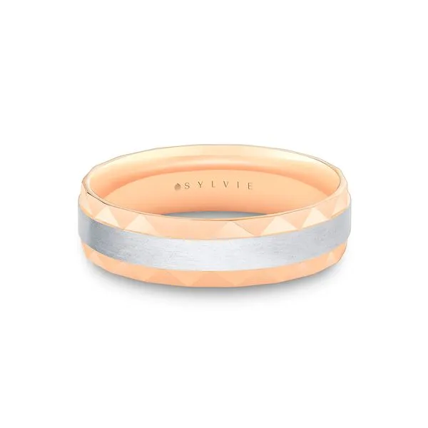 Sylvie Men's Wedding Band DeScenza Diamonds Boston, MA