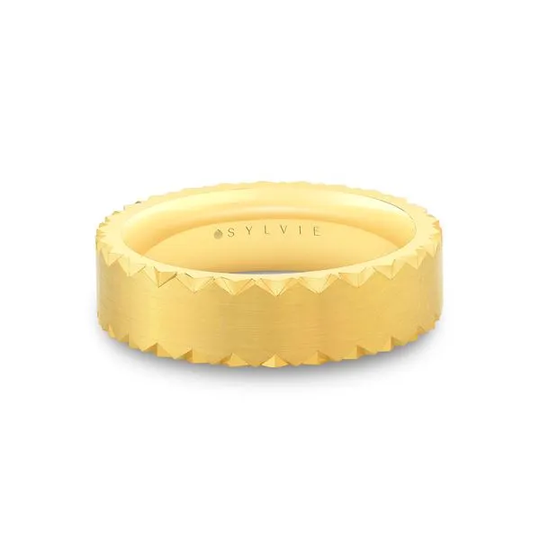 Sylvie Men's Wedding Band DeScenza Diamonds Boston, MA