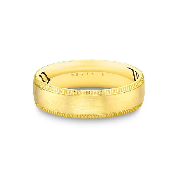 Sylvie Men's Wedding Band DeScenza Diamonds Boston, MA