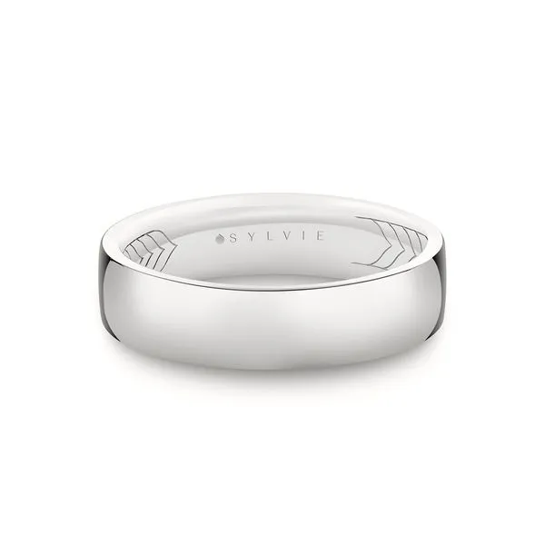 Sylvie Mens Wedding Band DeScenza Diamonds Boston, MA