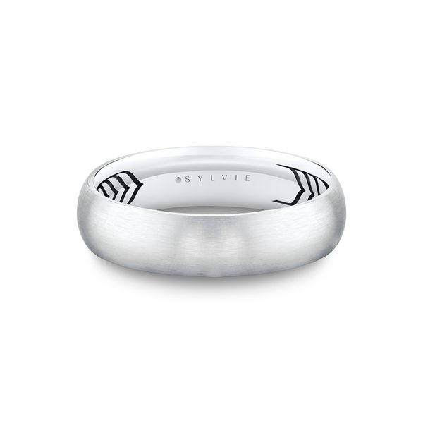 Sylvie Mens Wedding Band DeScenza Diamonds Boston, MA