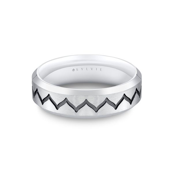 Sylvie Men's Wedding Band DeScenza Diamonds Boston, MA