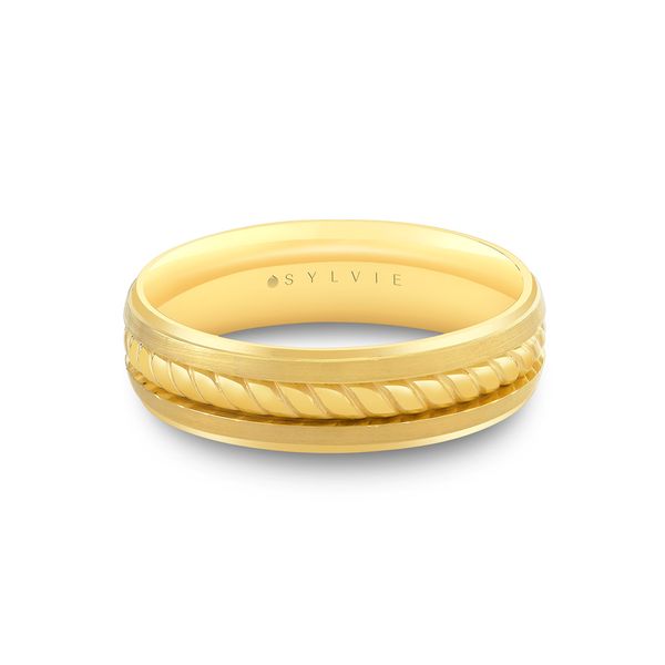 Sylvie Men's Wedding Band DeScenza Diamonds Boston, MA