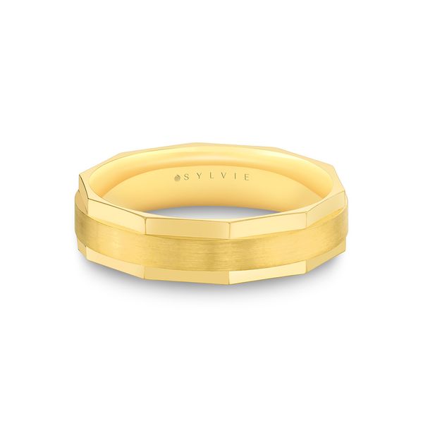 Sylvie Men's Wedding Band DeScenza Diamonds Boston, MA