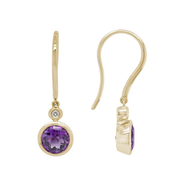 Amethyst Earrings DeScenza Diamonds Boston, MA