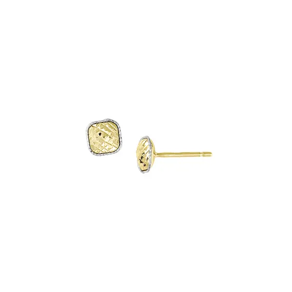Yellow Gold Earring DeScenza Diamonds Boston, MA