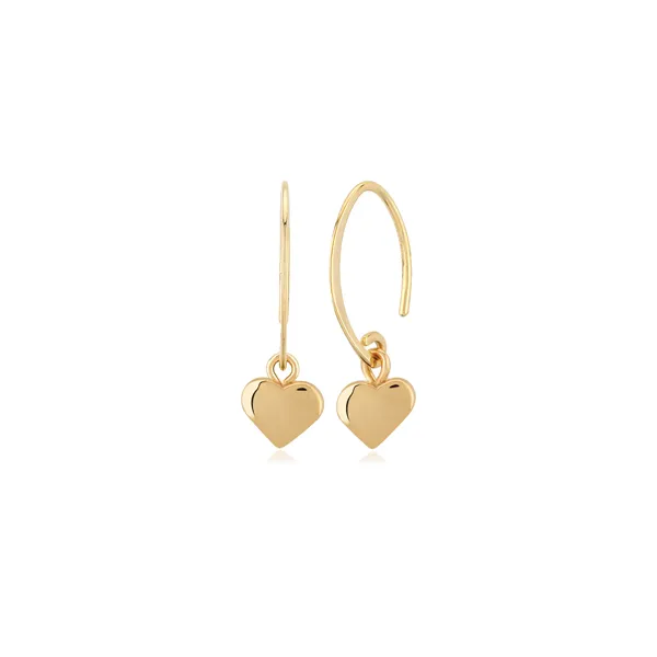 Gold dangle earring DeScenza Diamonds Boston, MA