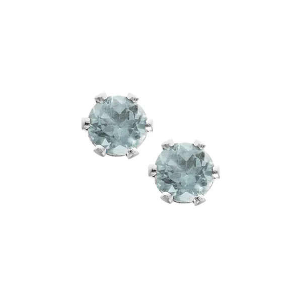 DeScenza Collection Blue Zircon Earrings DeScenza Diamonds Boston, MA
