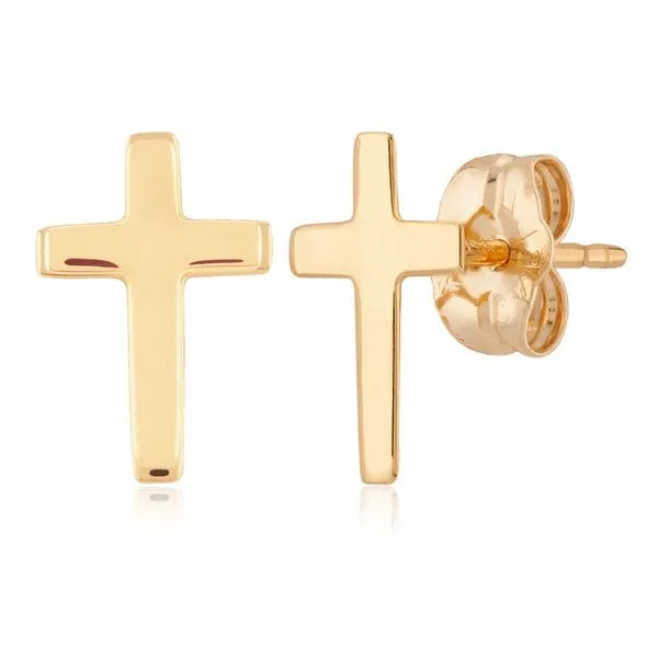 DeScenza Collection Cross Earrings DeScenza Diamonds Boston, MA