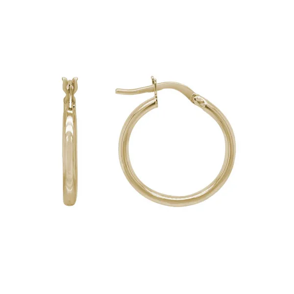 Gold Hoop Earrings DeScenza Diamonds Boston, MA