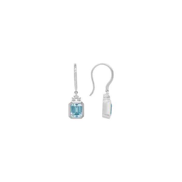 Blue Topaz Earring DeScenza Diamonds Boston, MA