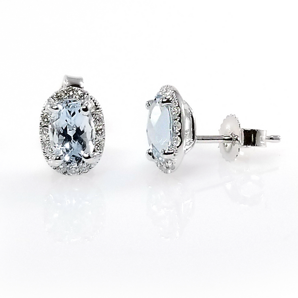 Gold/Color Earrings DeScenza Diamonds Boston, MA