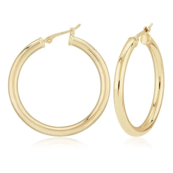 DeScenza Collection Hoop Earrings DeScenza Diamonds Boston, MA
