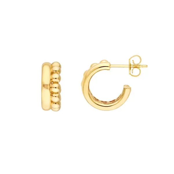 DeScenza Collection Hoop Earrings DeScenza Diamonds Boston, MA