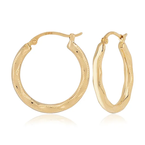 DeScenza Collection Hoop Earrings DeScenza Diamonds Boston, MA