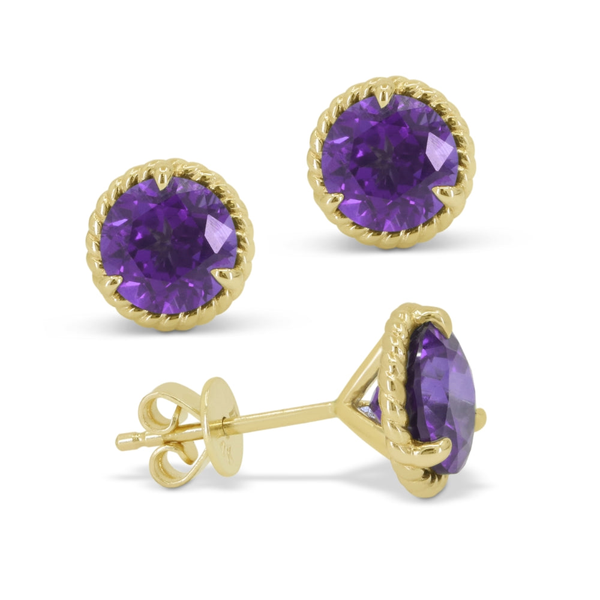 DeScenza Collection Amethyst Earrings DeScenza Diamonds Boston, MA