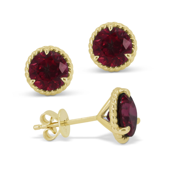 DeScenza Collection Garnet Earrings DeScenza Diamonds Boston, MA