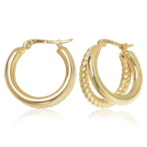 DeScenza Collection Hoop Earrings DeScenza Diamonds Boston, MA