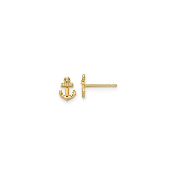 DeScenza Collection Anchor Stud Earrings DeScenza Diamonds Boston, MA