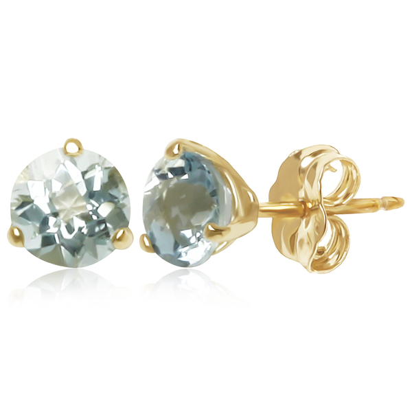 DeScenza Collection Blue Topaz Earrings DeScenza Diamonds Boston, MA