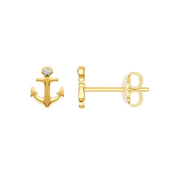 Descenza Collection Anchor Earrings DeScenza Diamonds Boston, MA